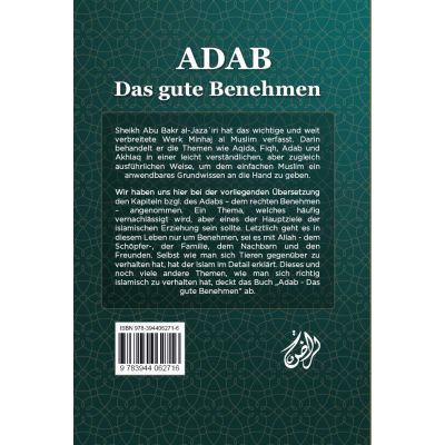 Adab - Das gute Benehmen (Sheikh Al jazairi)